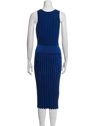 Altuzarra Striped Midi Length Dress