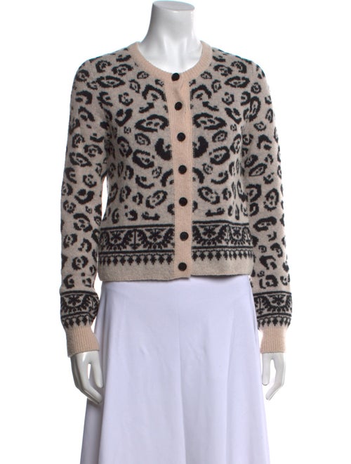 Altuzarra Animal Print Crew Neck Sweater