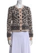 Altuzarra Animal Print Crew Neck Sweater