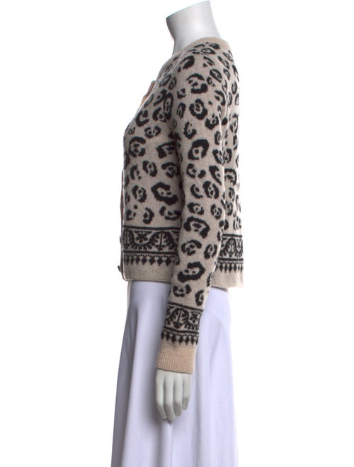 Altuzarra Animal Print Crew Neck Sweater