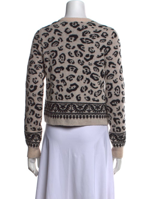 Altuzarra Animal Print Crew Neck Sweater