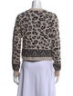 Altuzarra Animal Print Crew Neck Sweater