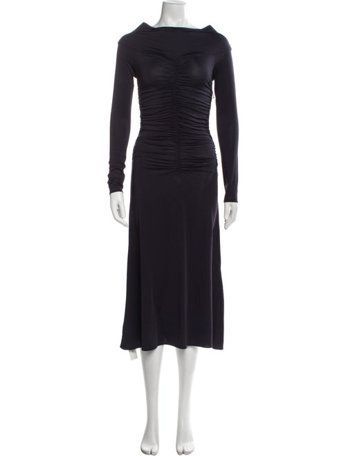 Altuzarra Scoop Neck Midi Length Dress