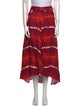 Altuzarra Tie-Dye Print Midi Length Skirt