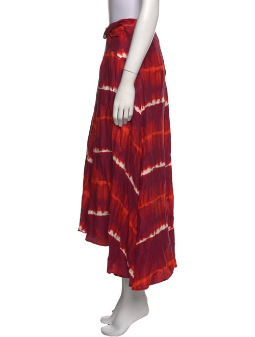 Altuzarra Tie-Dye Print Midi Length Skirt