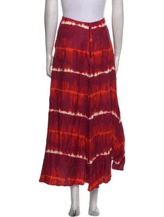 Altuzarra Tie-Dye Print Midi Length Skirt