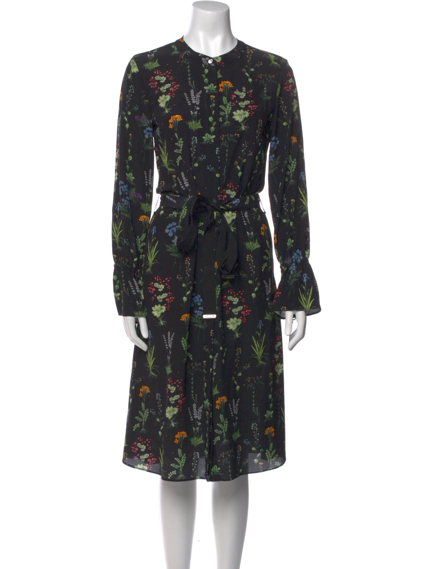 Altuzarra Floral Print Midi Length Dress