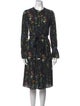 Altuzarra Floral Print Midi Length Dress