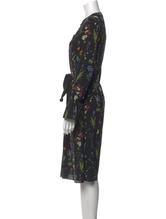 Altuzarra Floral Print Midi Length Dress