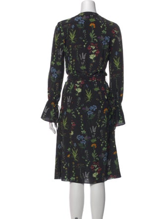 Altuzarra Floral Print Midi Length Dress