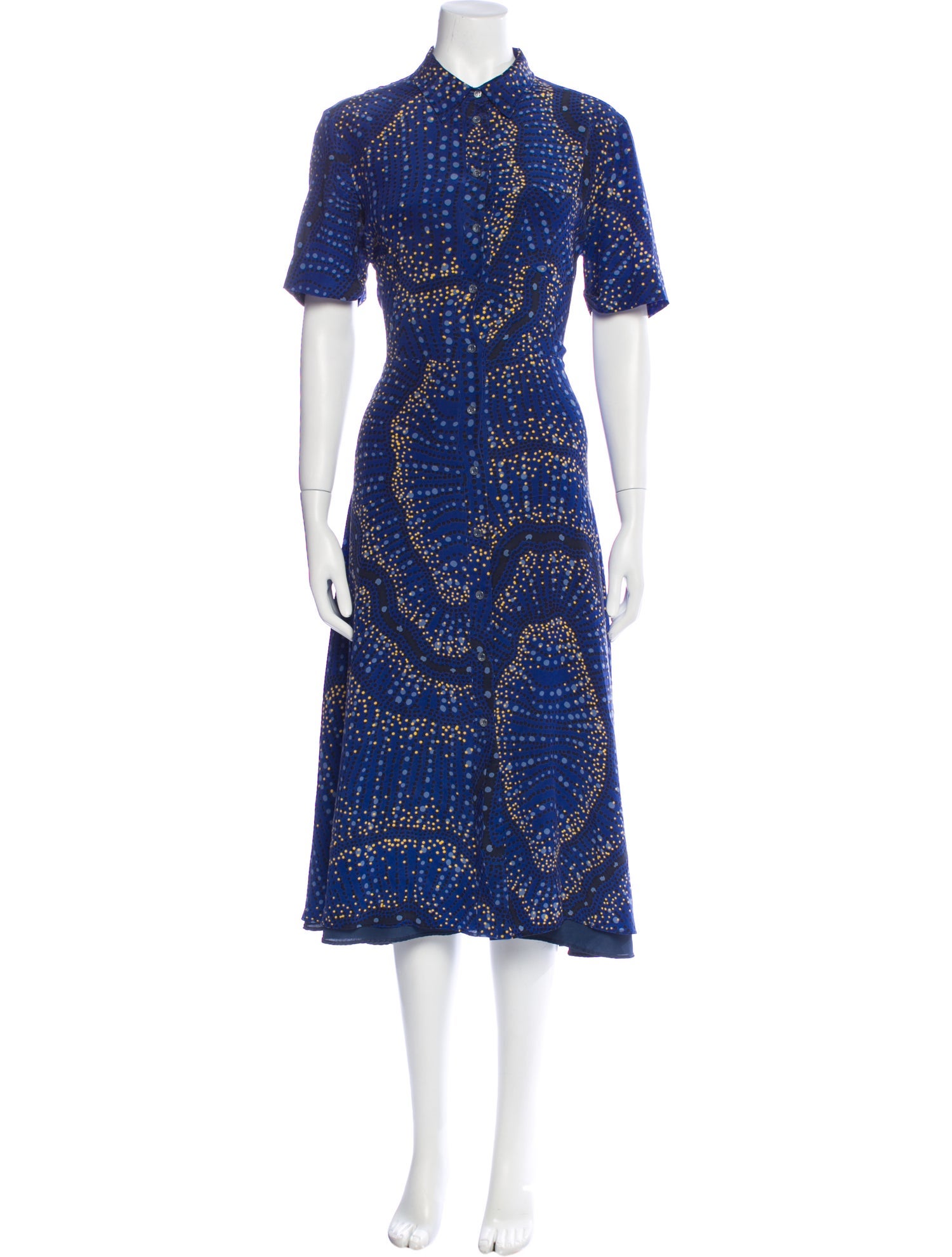 Altuzarra Silk Midi Length Dress