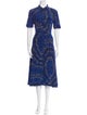 Altuzarra Silk Midi Length Dress