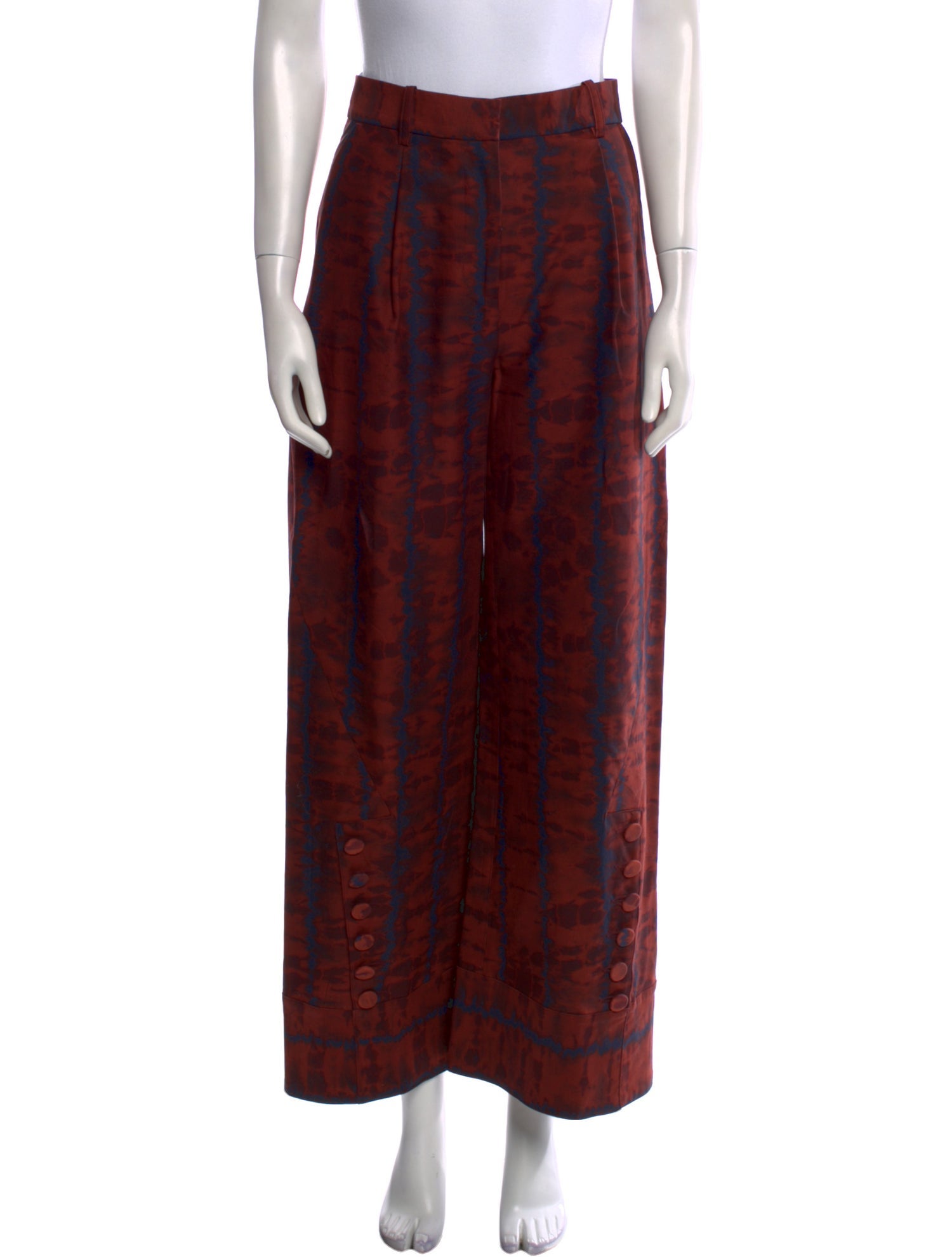 Altuzarra Tie-Dye Print Wide Leg Pants
