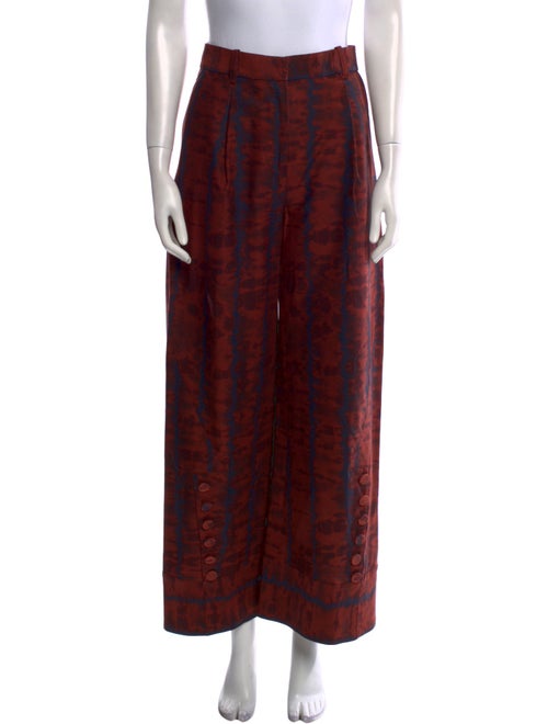 Altuzarra Tie-Dye Print Wide Leg Pants