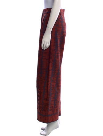 Altuzarra Tie-Dye Print Wide Leg Pants