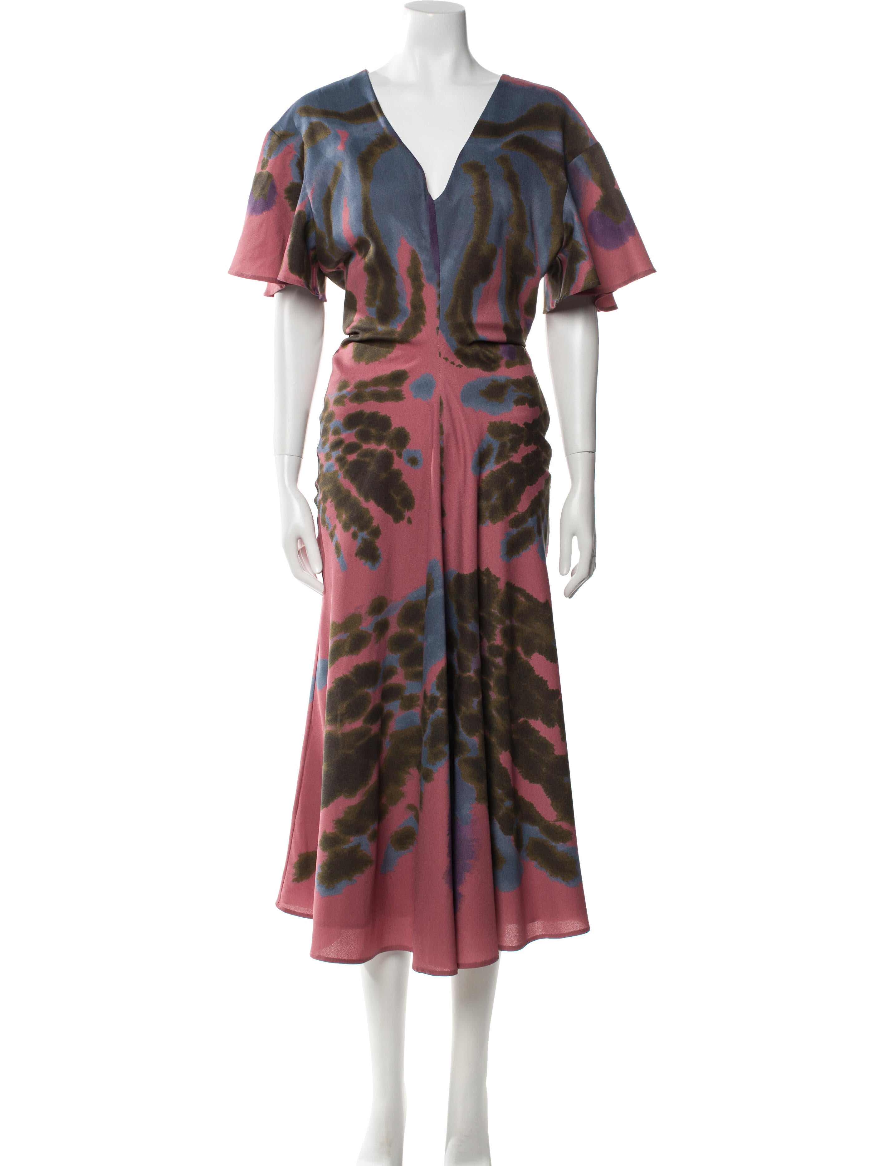 Altuzarra Tie-Dye Print Long Dress