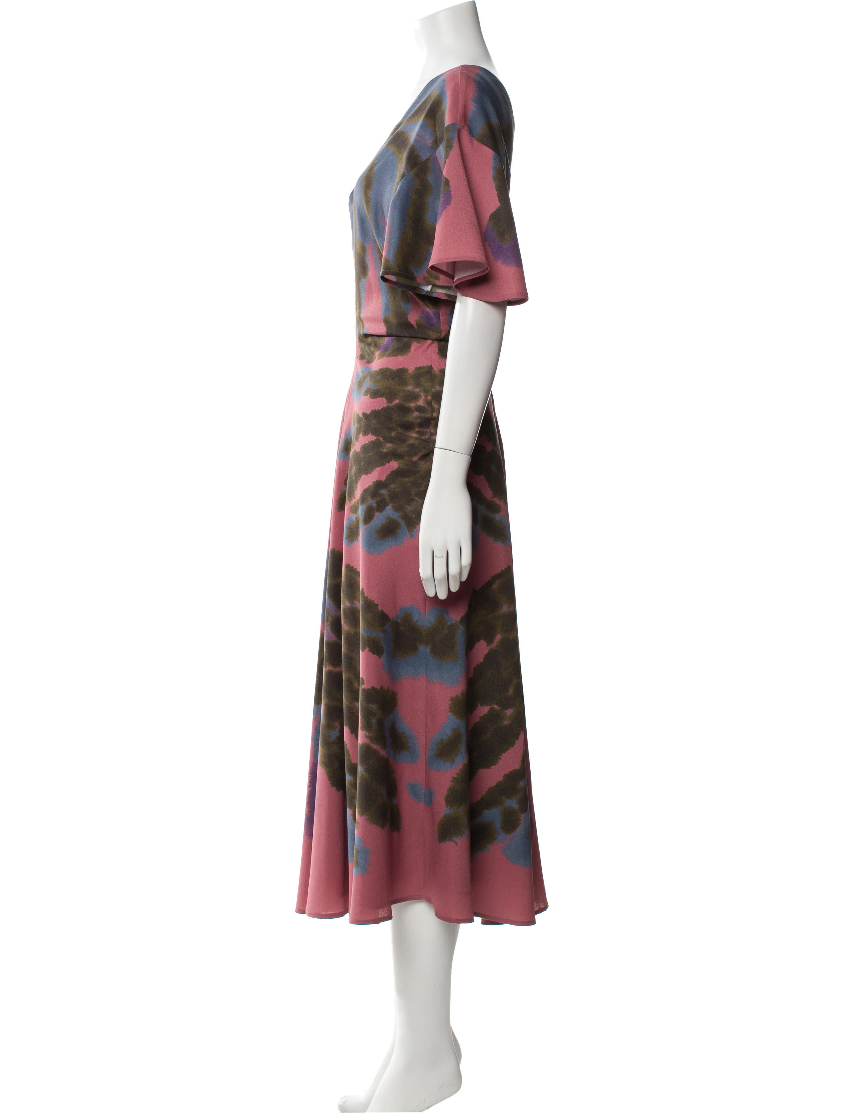 Altuzarra Tie-Dye Print Long Dress