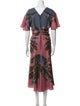 Altuzarra Tie-Dye Print Long Dress