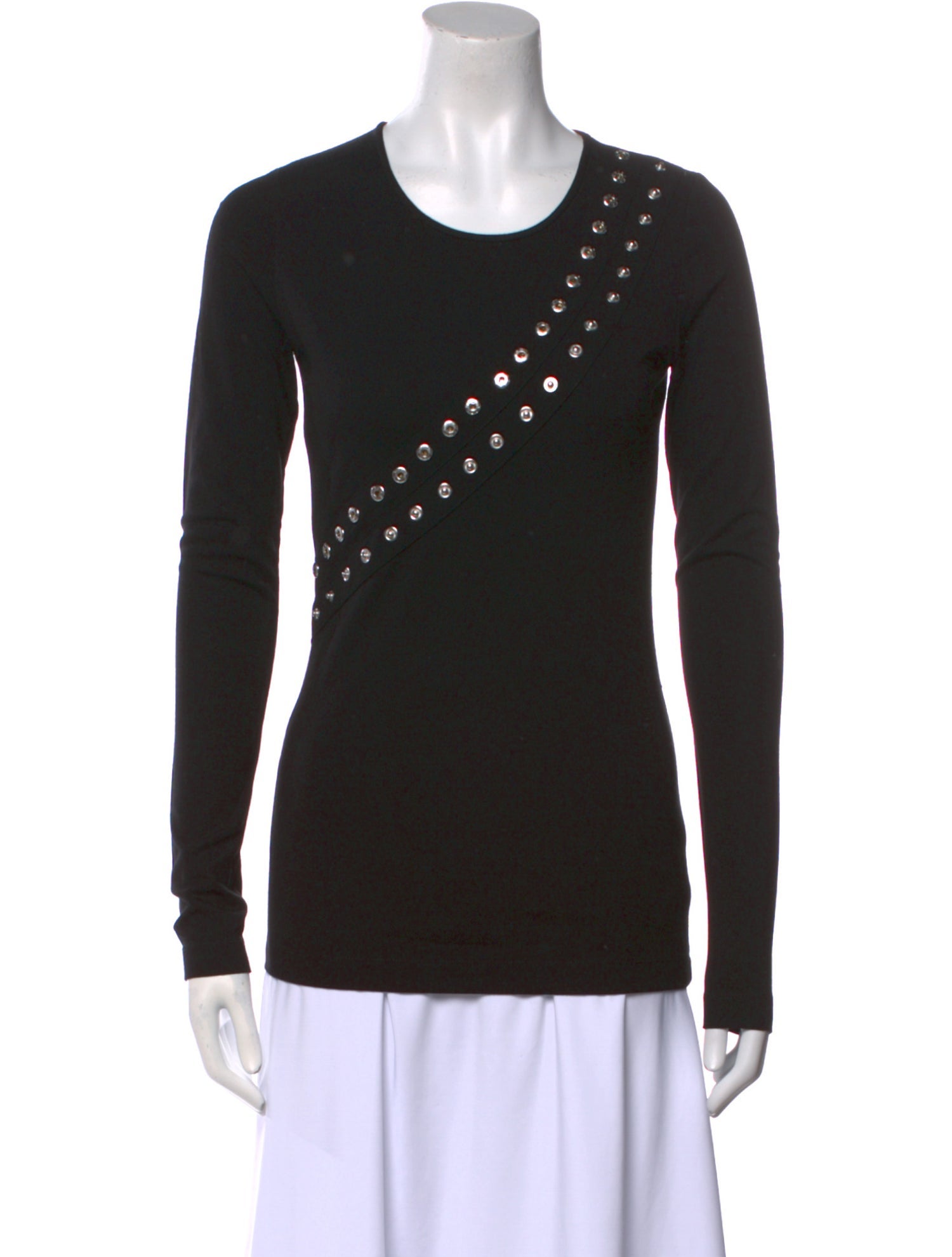Altuzarra Scoop Neck Long Sleeve Top