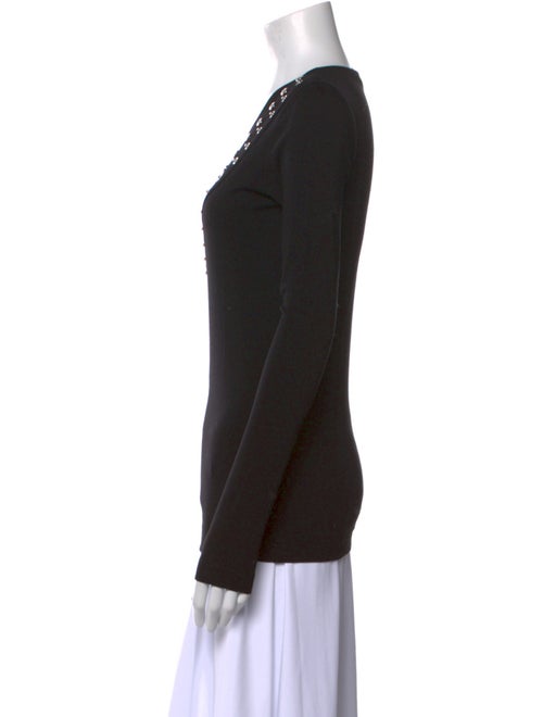 Altuzarra Scoop Neck Long Sleeve Top