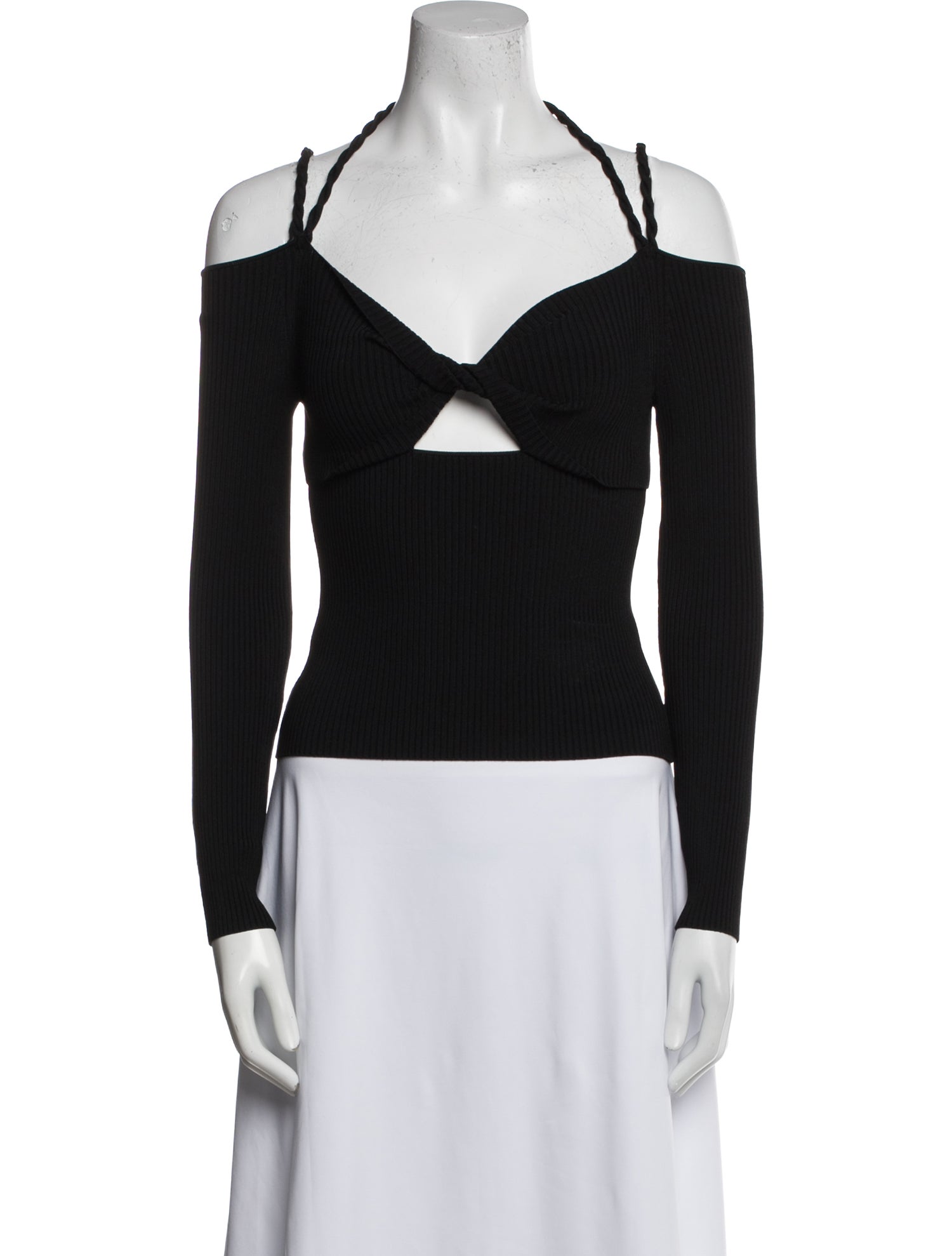 Altuzarra Off-The-Shoulder Long Sleeve Bodysuit