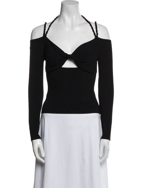 Altuzarra Off-The-Shoulder Long Sleeve Bodysuit