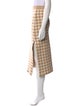 Altuzarra Plaid Print Midi Length Skirt
