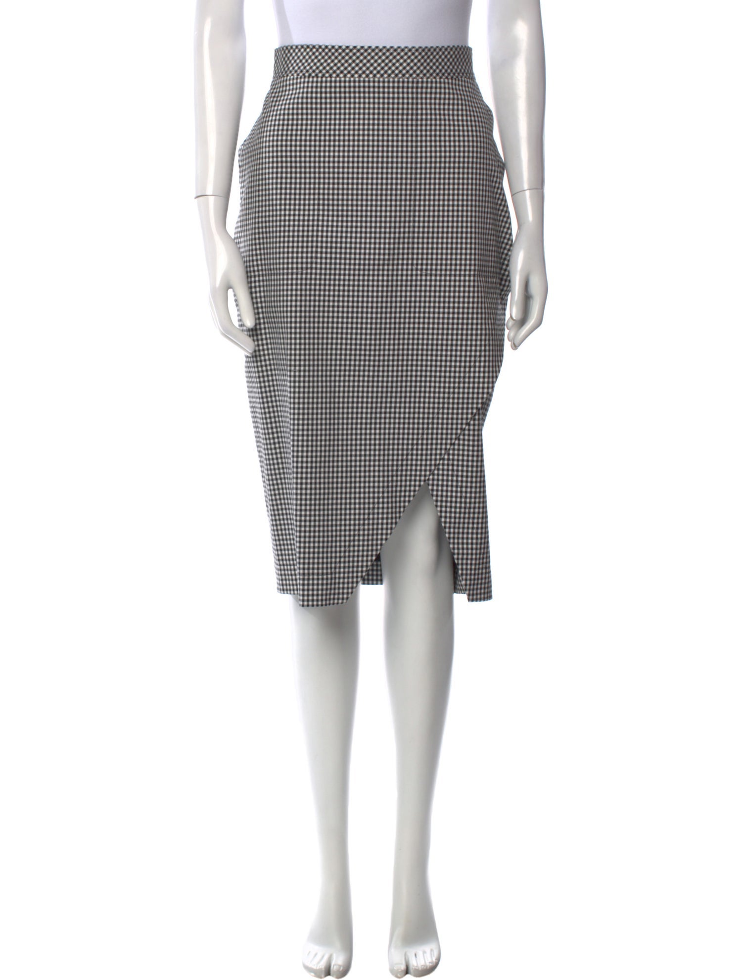 Altuzarra Plaid Print Knee-Length Skirt