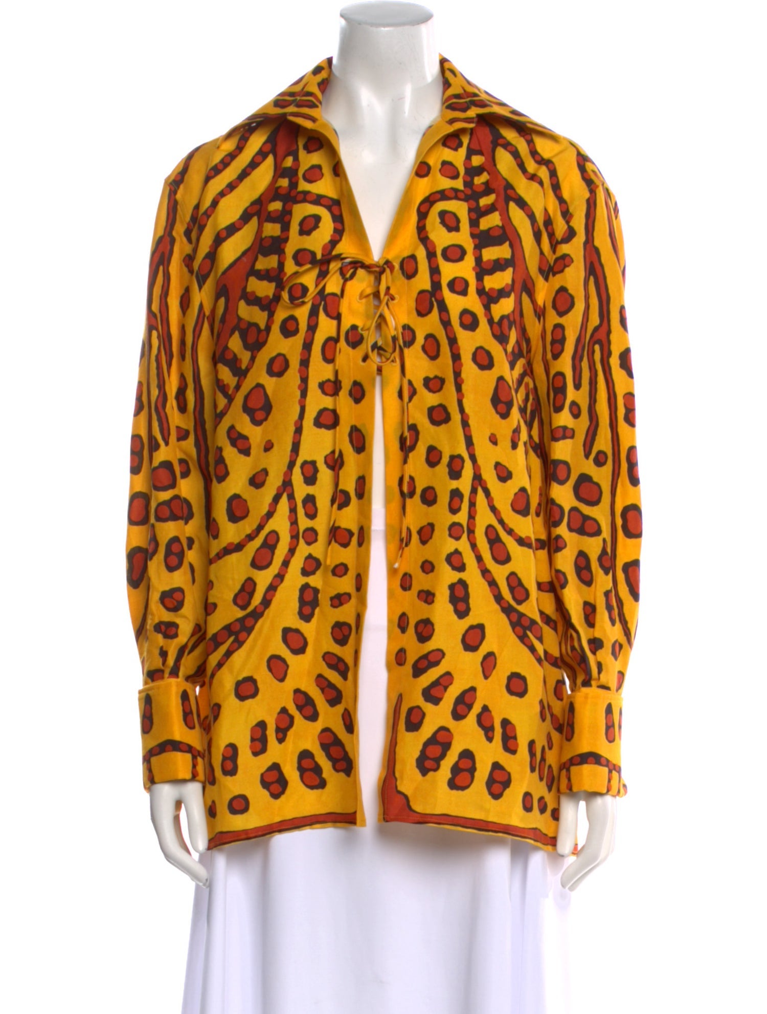 Altuzarra Printed Long Sleeve Tunic