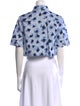 Altuzarra Printed Short Sleeve Crop Top