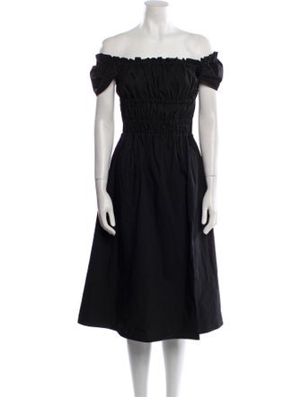 Altuzarra Off-The-Shoulder Midi Length Dress