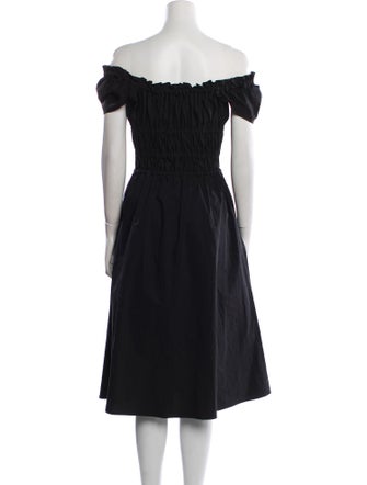 Altuzarra Off-The-Shoulder Midi Length Dress