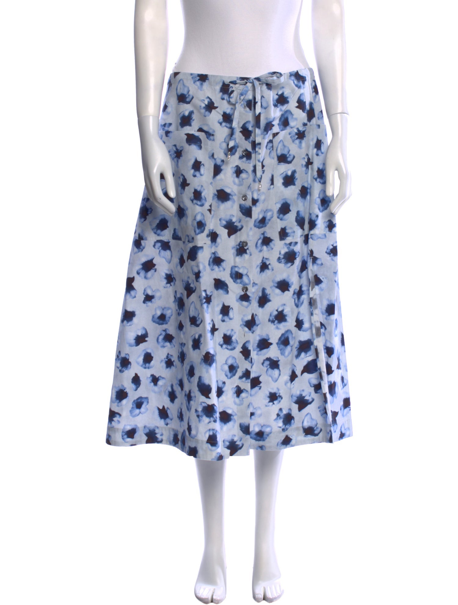 Altuzarra Printed Midi Length Skirt