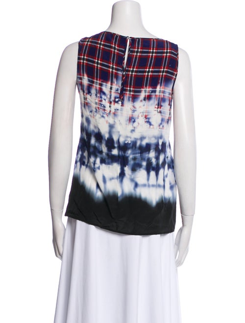 Altuzarra Silk Tie-Dye Print Top