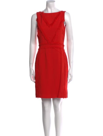 Altuzarra Bateau Neckline Mini Dress