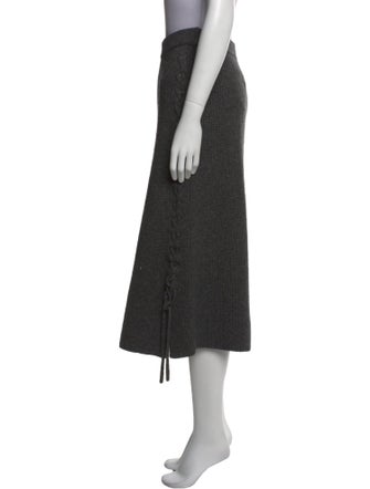 Altuzarra Merino Wool Midi Length Skirt