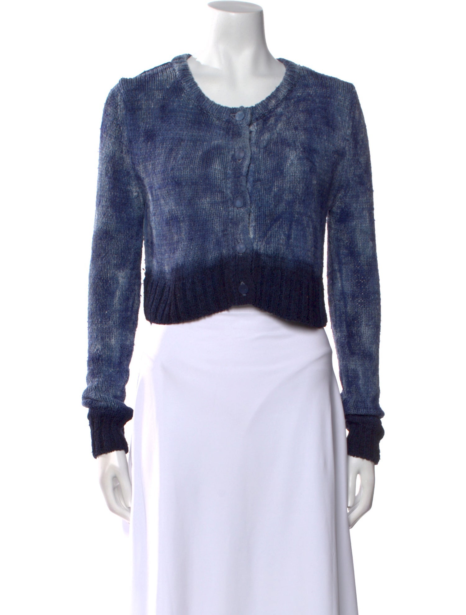 Altuzarra Silk Tie-Dye Print Sweater