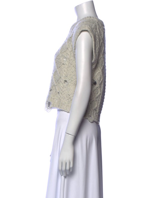 Altuzarra Merino Wool Crew Neck Crop Top