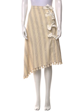 Altuzarra Striped Midi Length Skirt