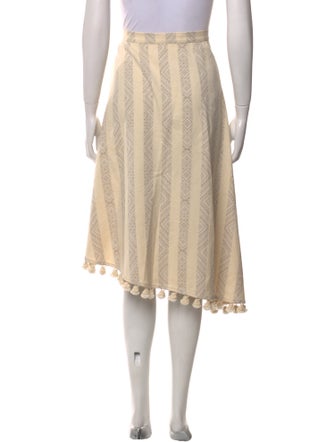 Altuzarra Striped Midi Length Skirt