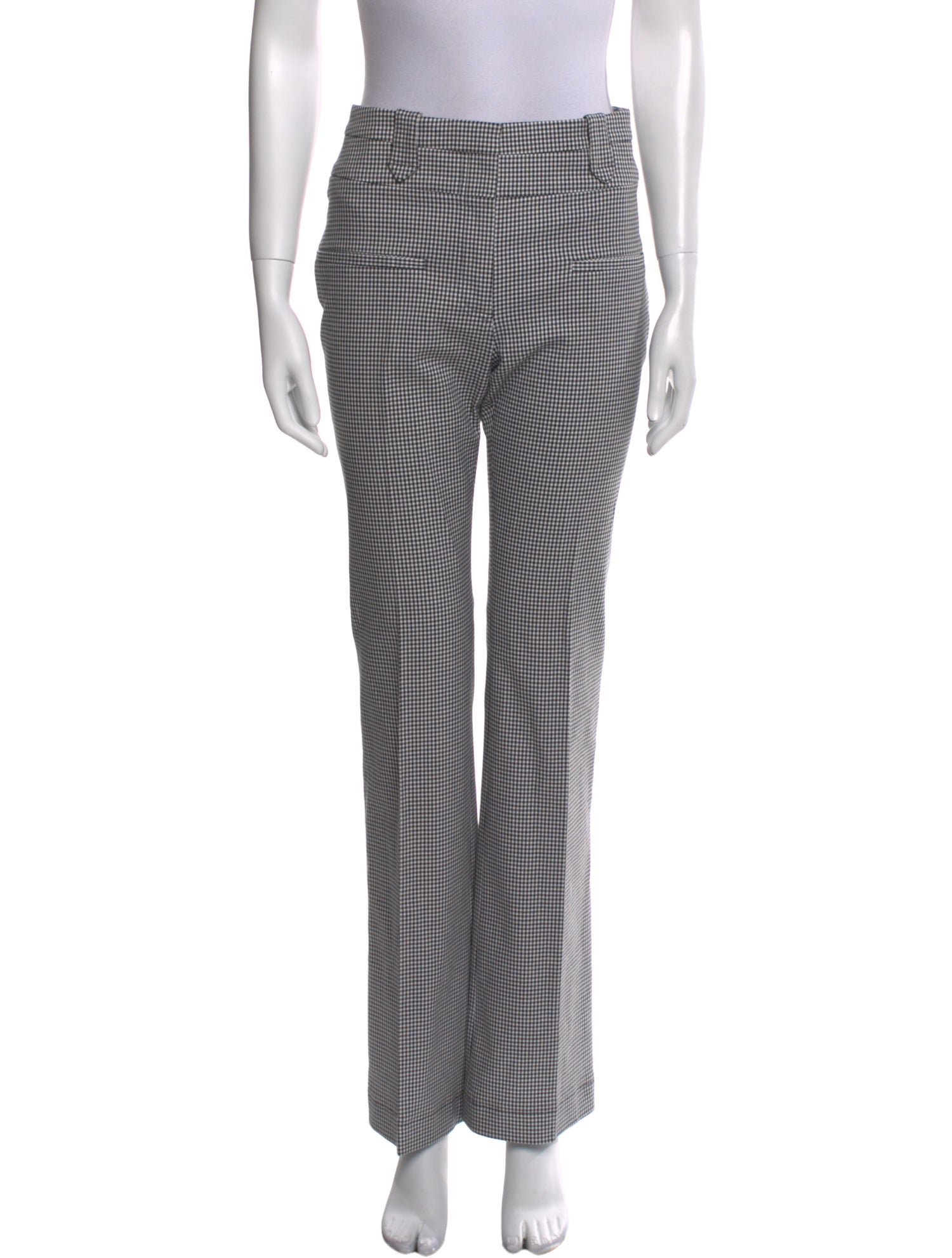 Altuzarra Plaid Print Wide Leg Pants