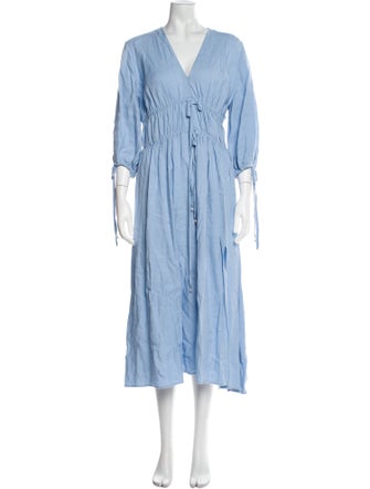 Altuzarra V-Neck Long Dress