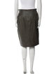 Altuzarra Leather Knee-Length Skirt