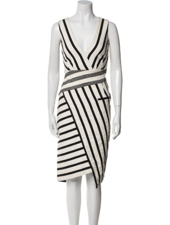Altuzarra Striped Midi Length Dress
