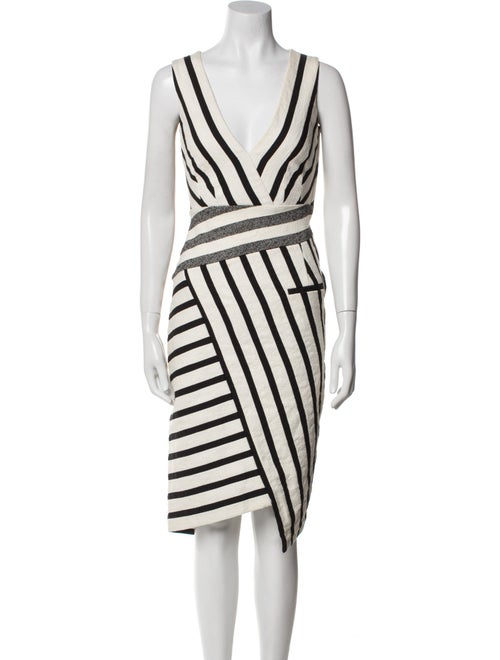 Altuzarra Striped Midi Length Dress