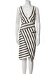 Altuzarra Striped Midi Length Dress