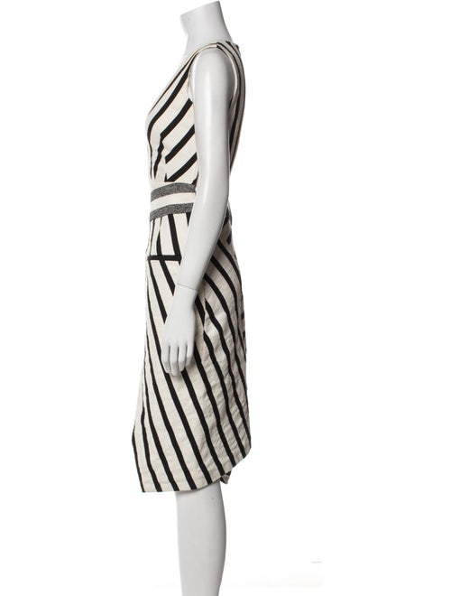 Altuzarra Striped Midi Length Dress