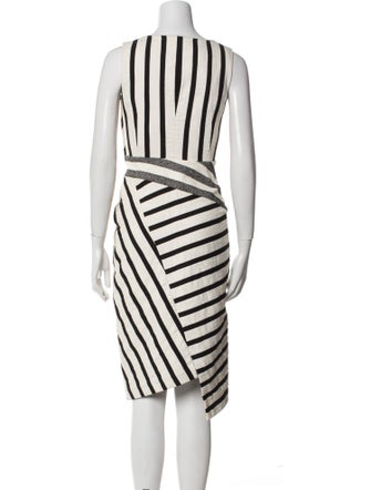 Altuzarra Striped Midi Length Dress