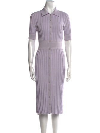 Altuzarra Striped Midi Length Dress