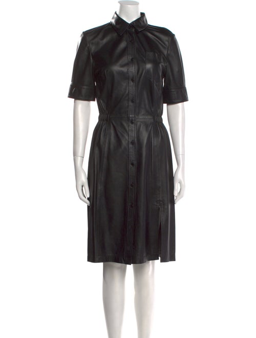 Altuzarra Lamb Leather Midi Length Dress